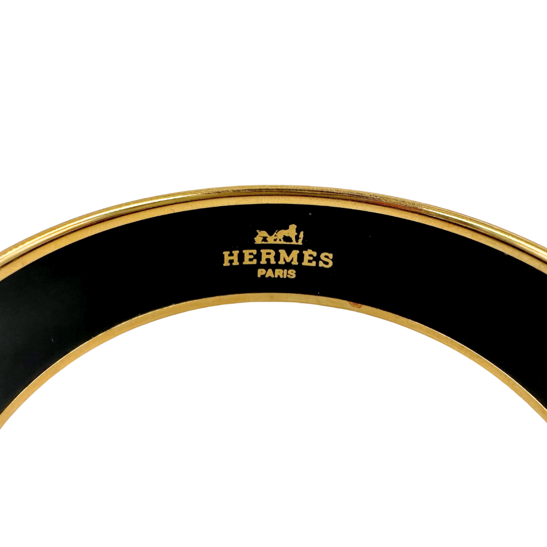 Hermes Enamel GM Medal Cloisonne Bangle