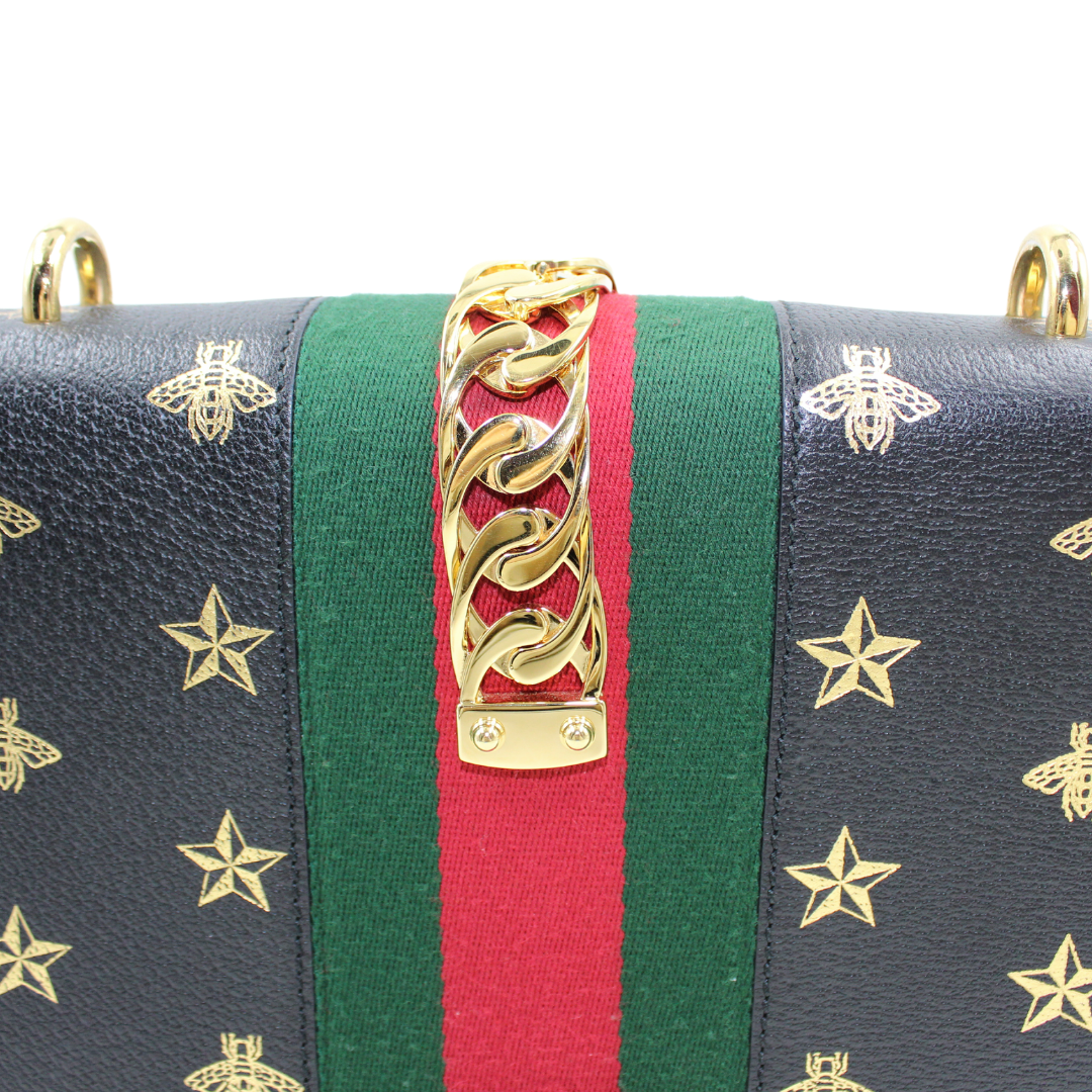 Gucci Textured Calfskin Bag