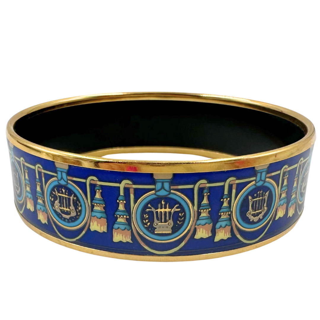 Hermes Enamel GM Medal Cloisonne Bangle