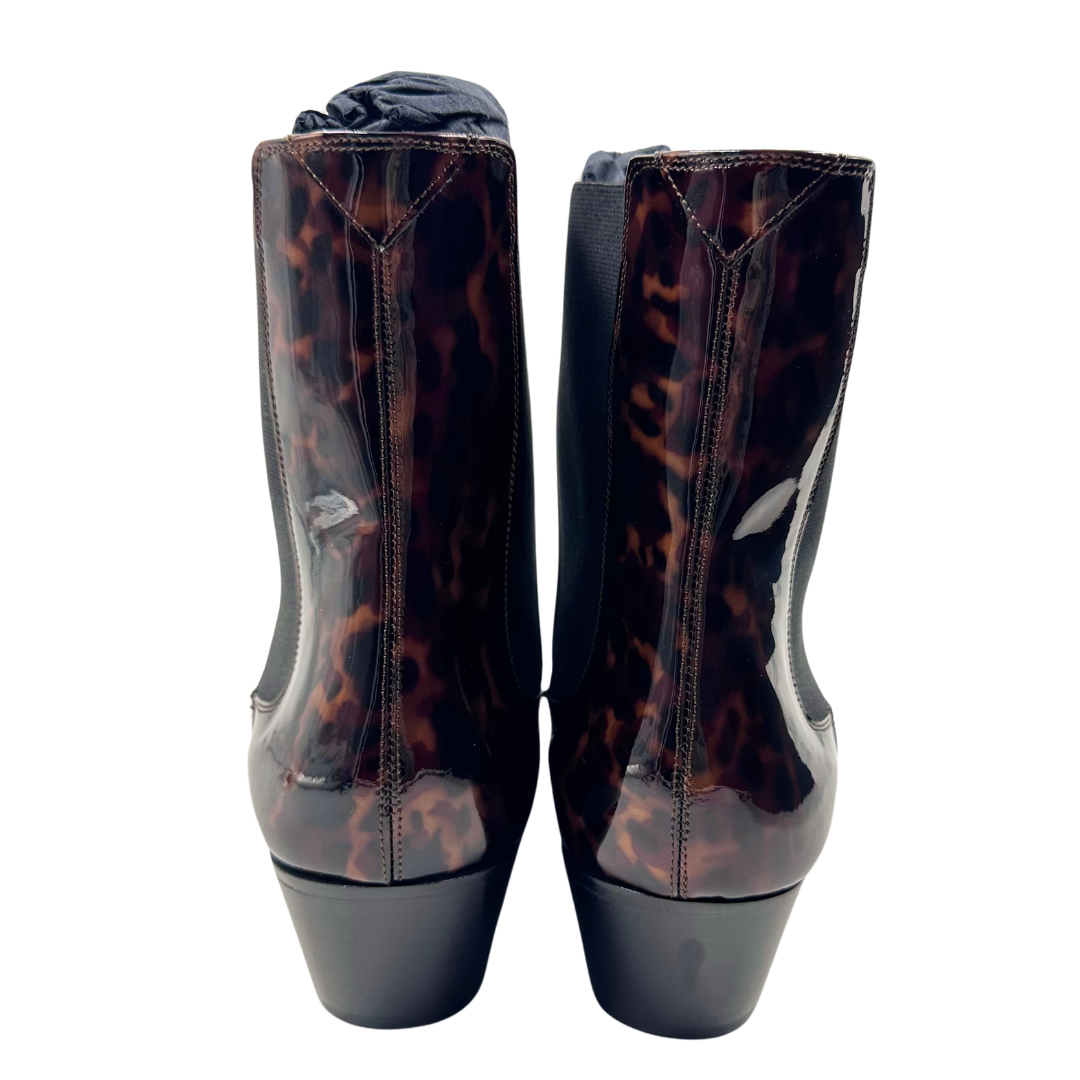 Saint Laurent 8 38 Bronze Leather Boots