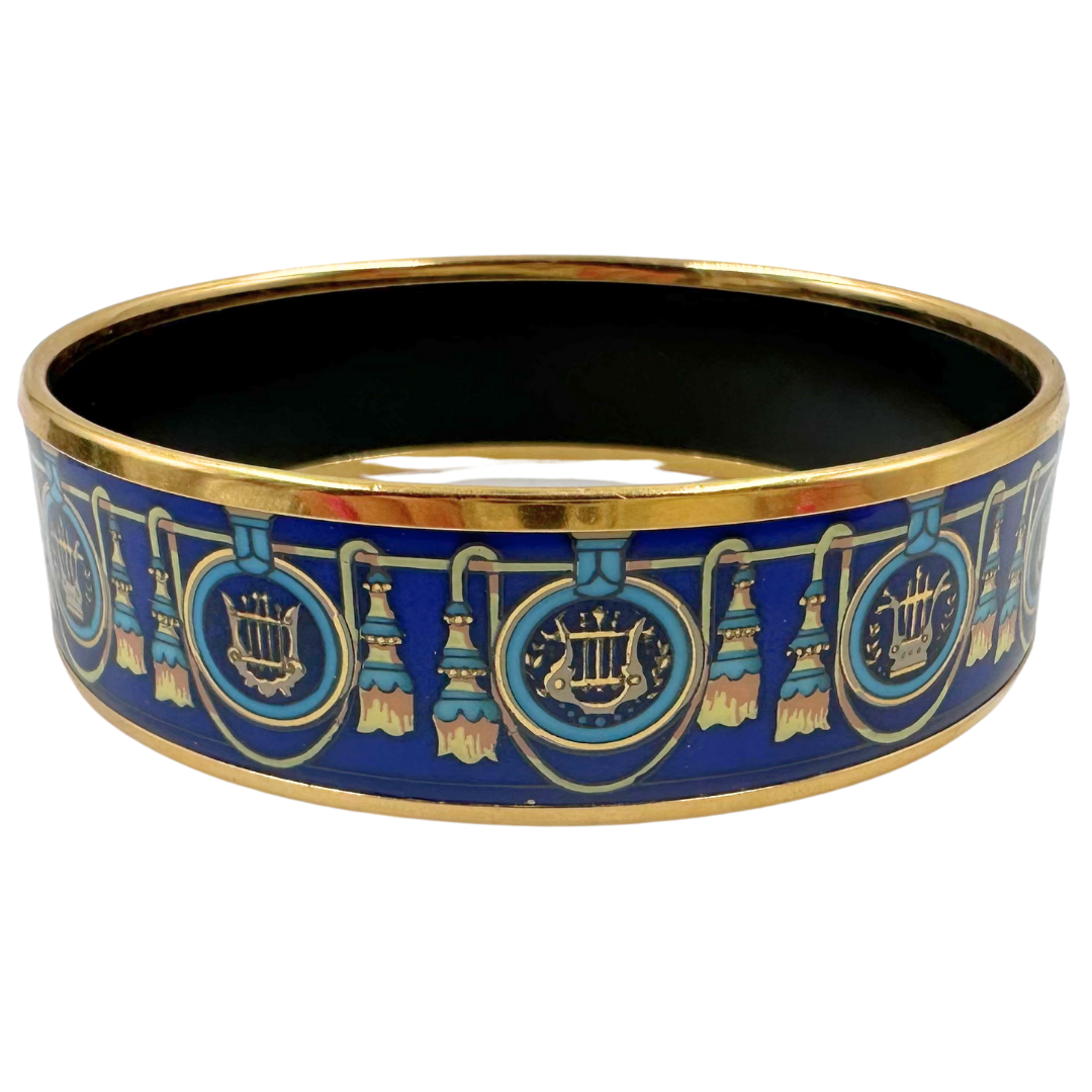 Hermes Enamel GM Medal Cloisonne Bangle