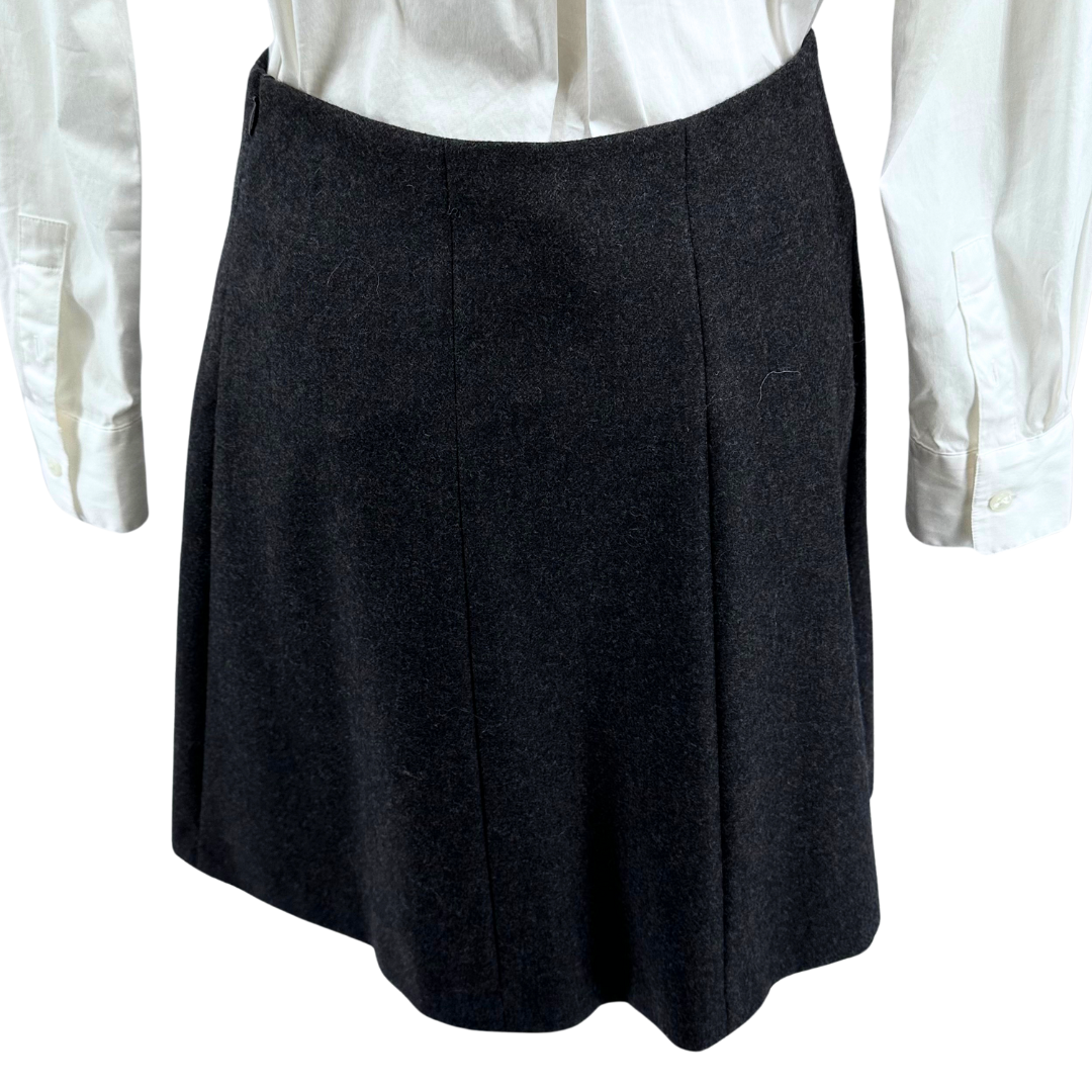 Hache Charcoal Skirt