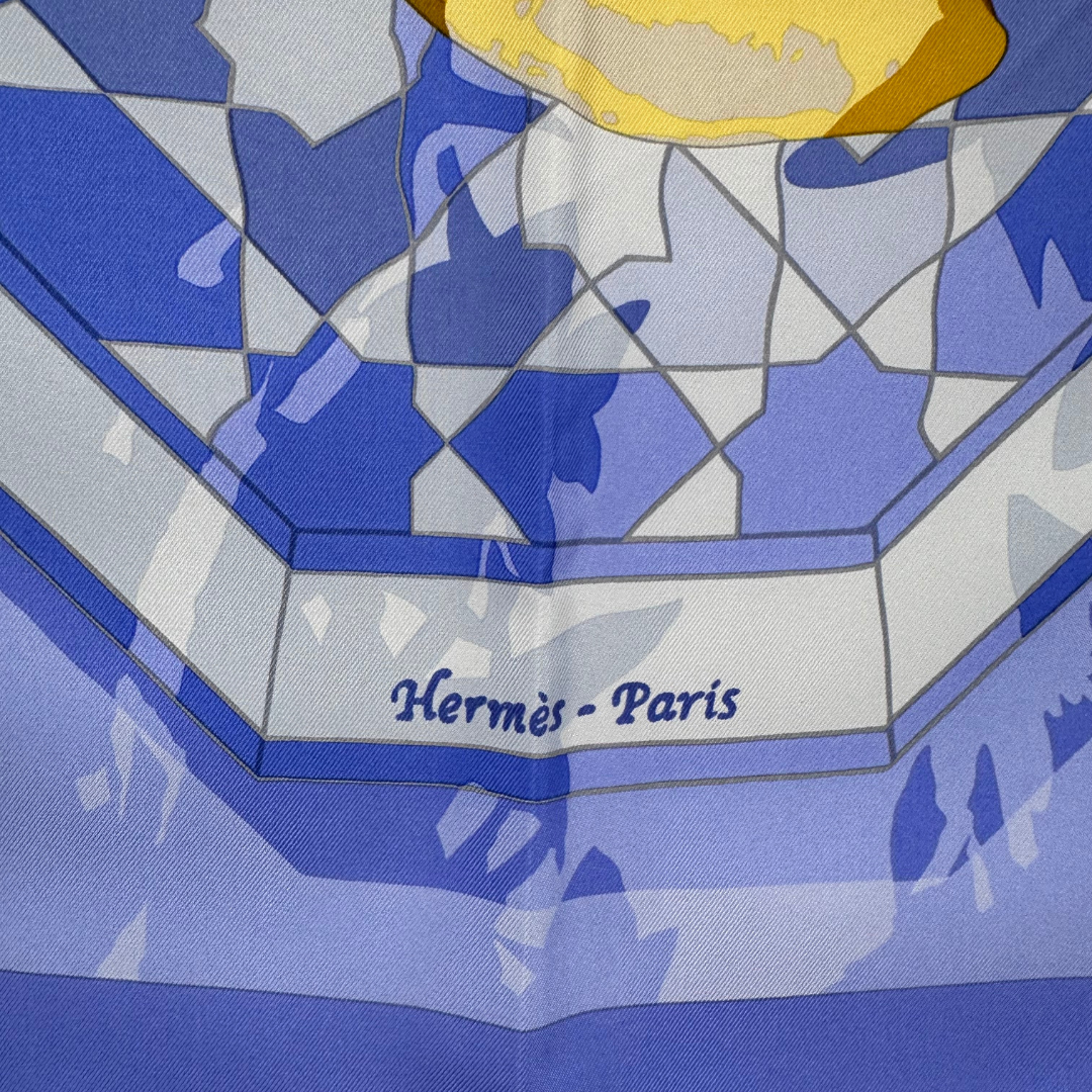 Sous les Orangers Hermes Scarf by Dimitri Rybaltchenko