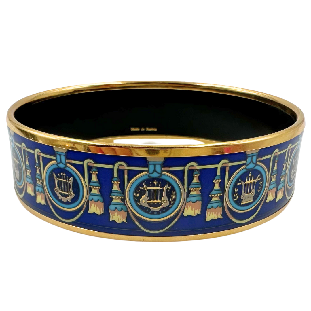 Hermes Enamel GM Medal Cloisonne Bangle