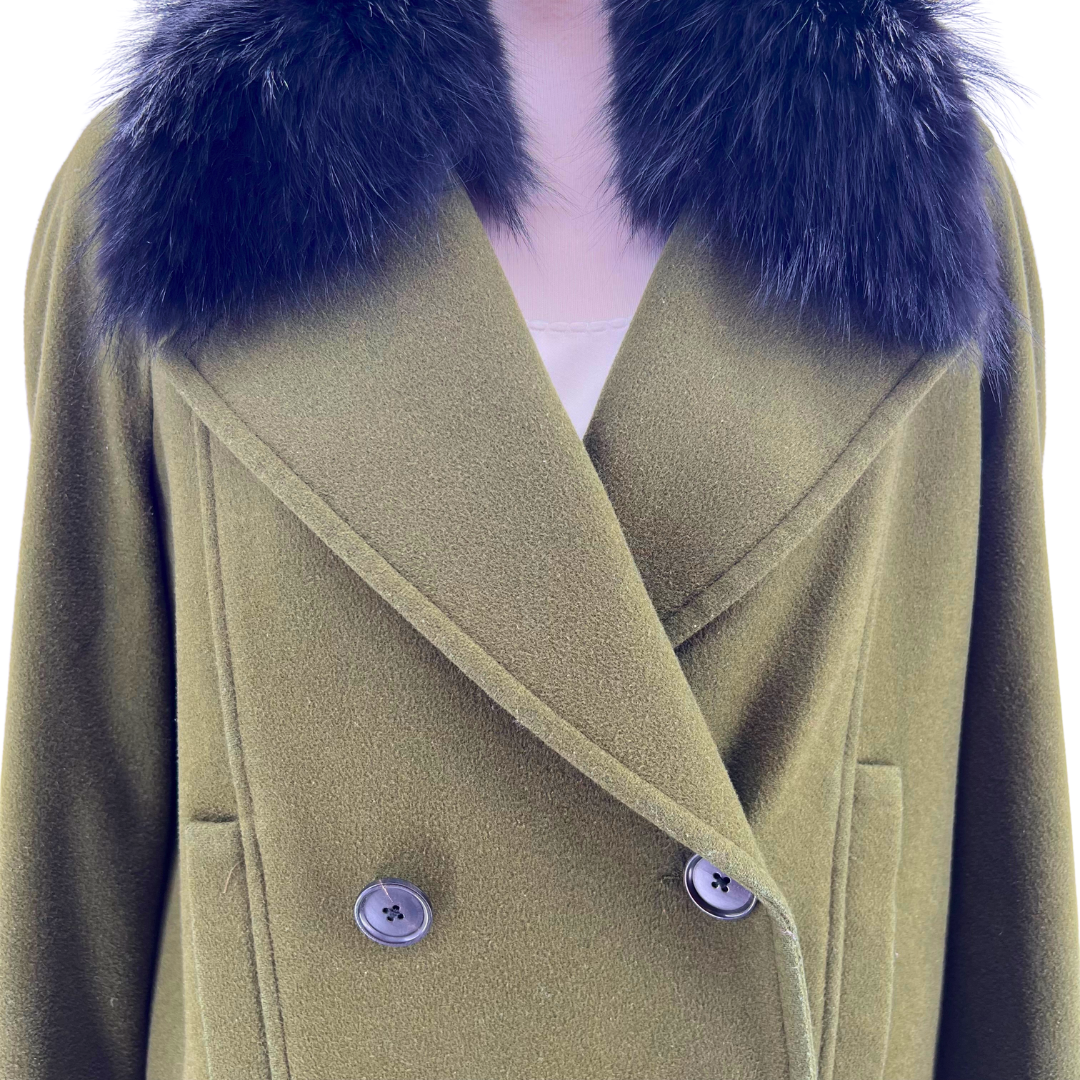 Veronica Beard Olive Coat