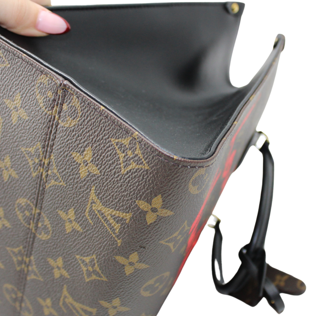 Louis Vuitton Onthego MM Fall In Love Tote