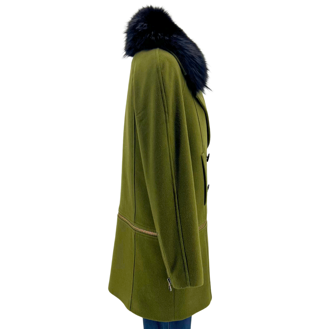 Veronica Beard Olive Coat