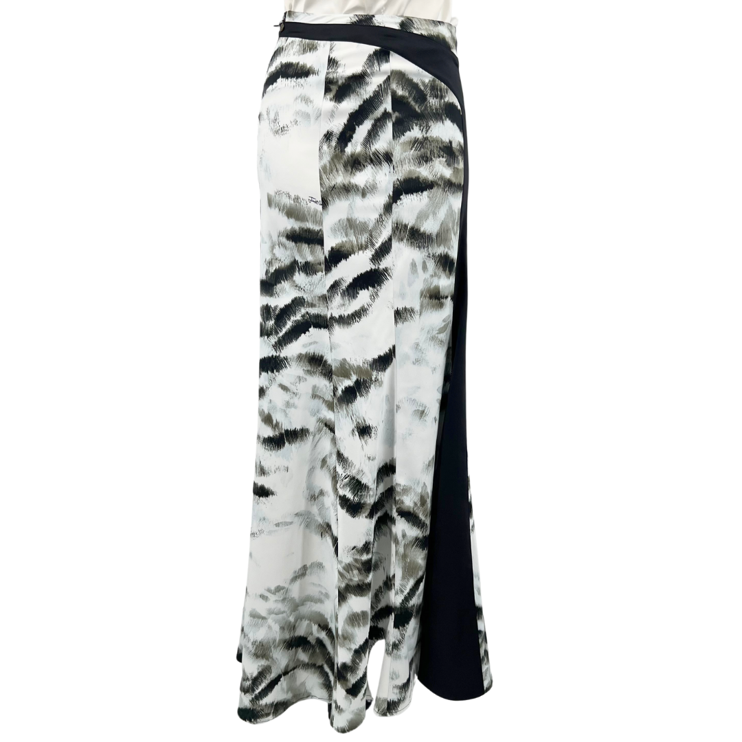 Just Cavalli White/Multi Maxi Skirt