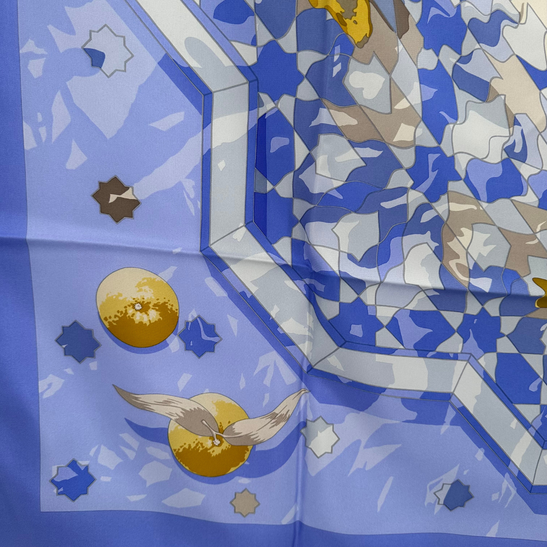 Sous les Orangers Hermes Scarf by Dimitri Rybaltchenko