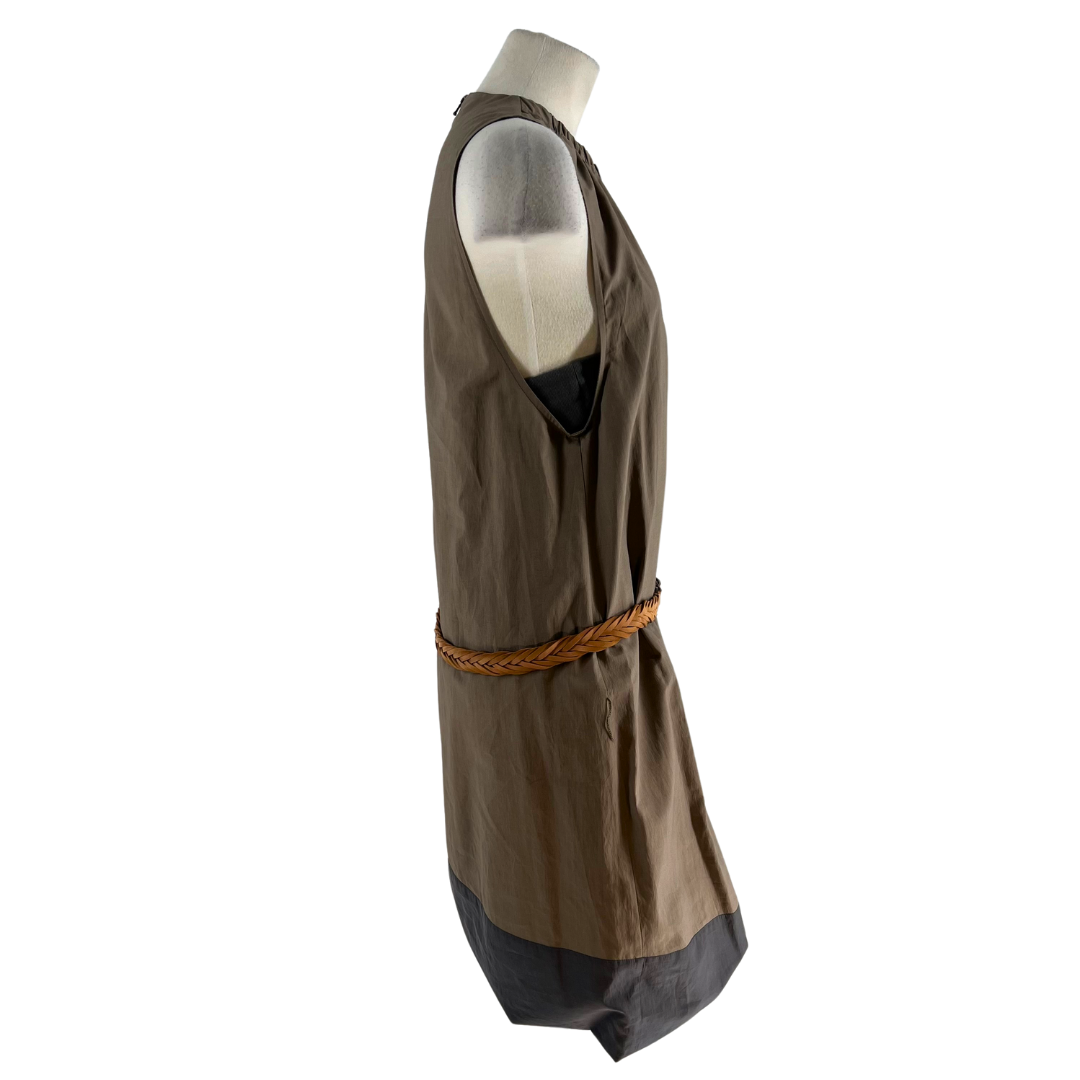 Brunellello Cuccinelli Brown/Grey Dress