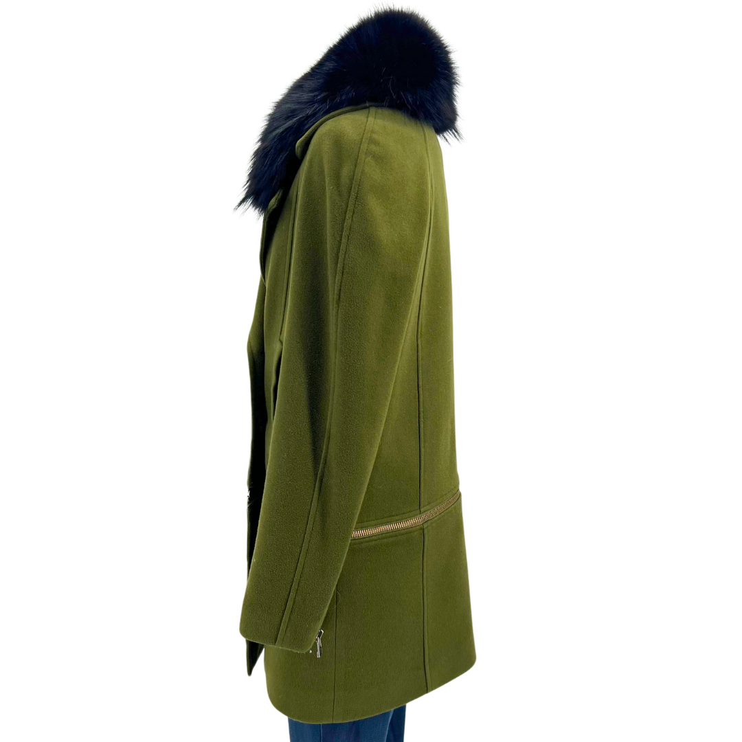 Veronica Beard Olive Coat