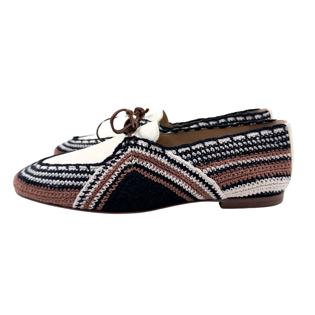 Gabriela Hearst 5 Multi-Color Leather Flats