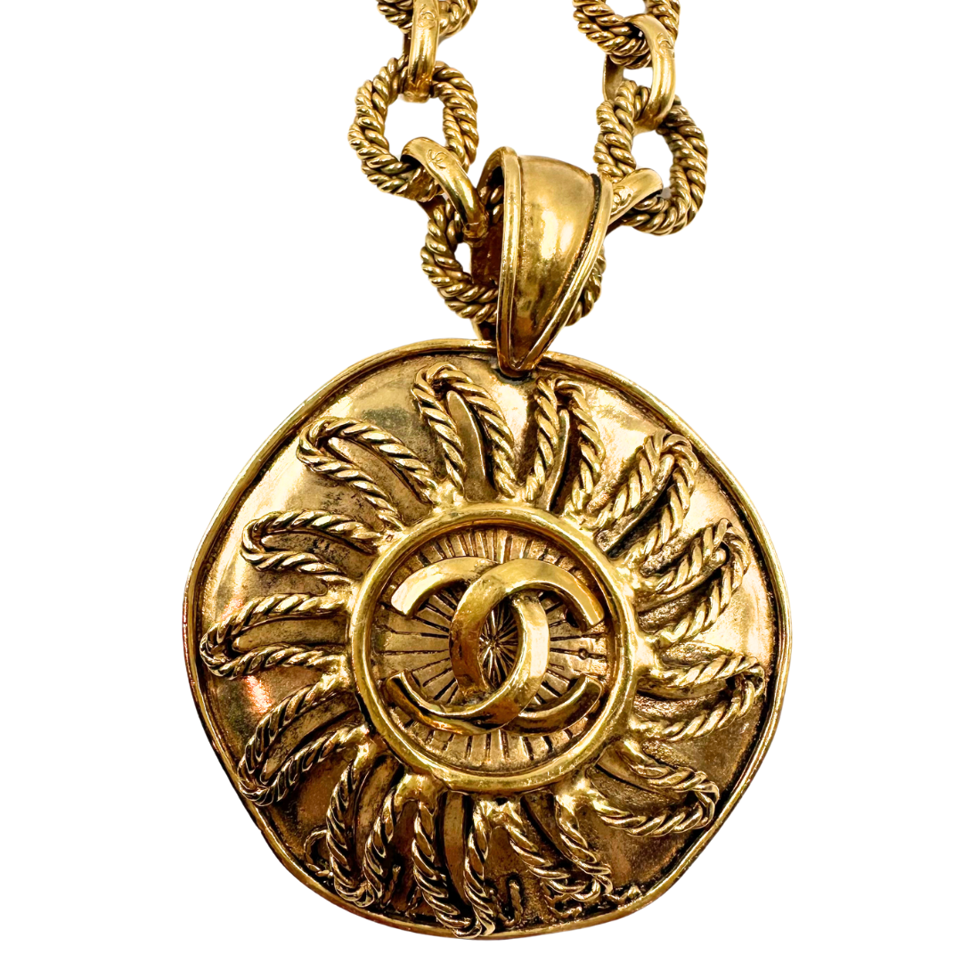 Chanel Vintage Sun Necklace