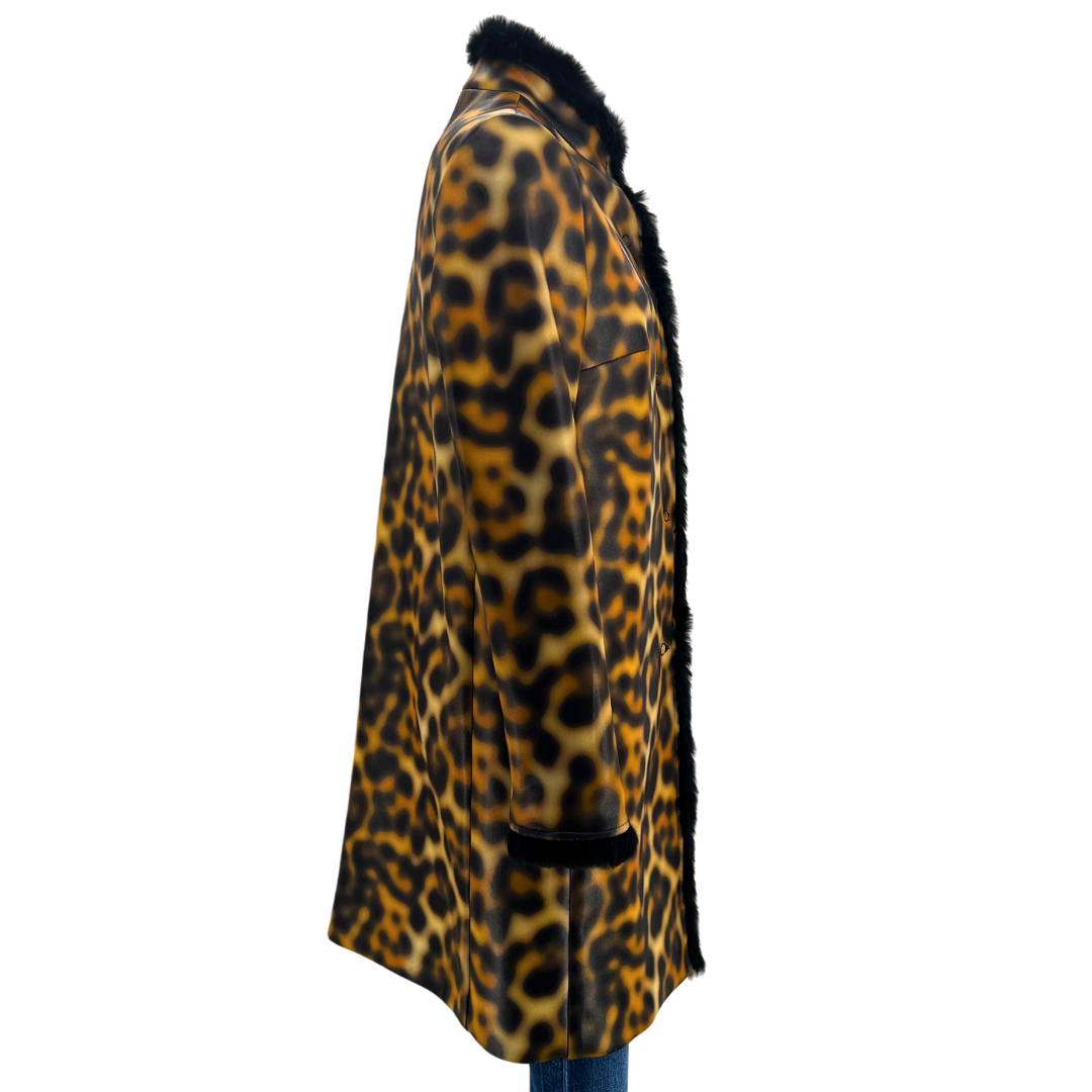 Eddy.B Black/Animal Coat