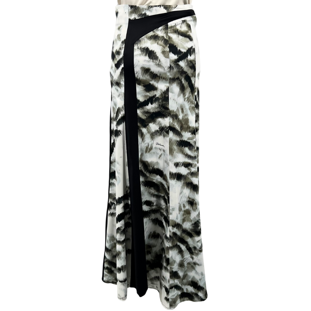 Just Cavalli White/Multi Maxi Skirt