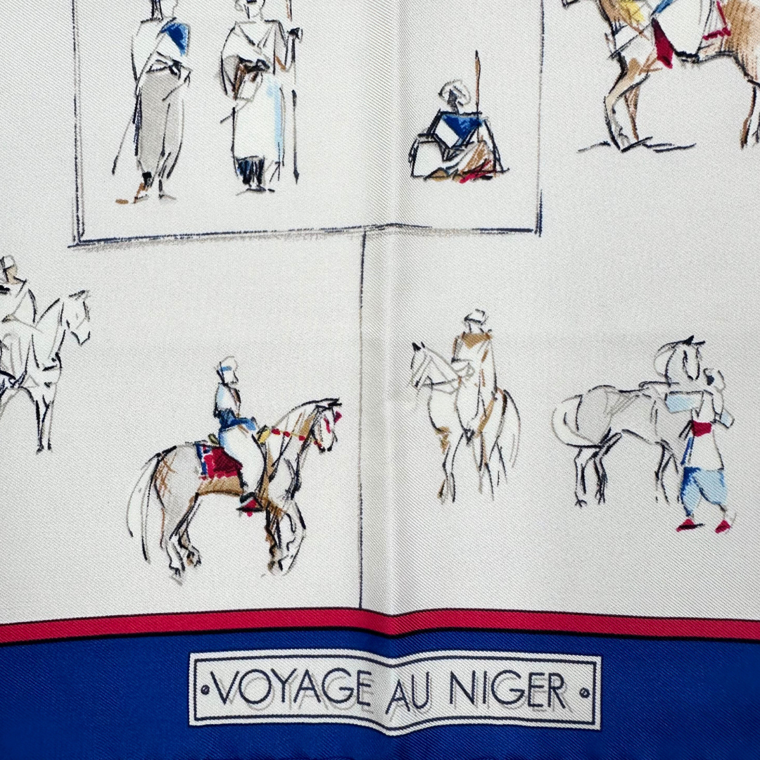 Hermes Voyage Au Niger Scarf