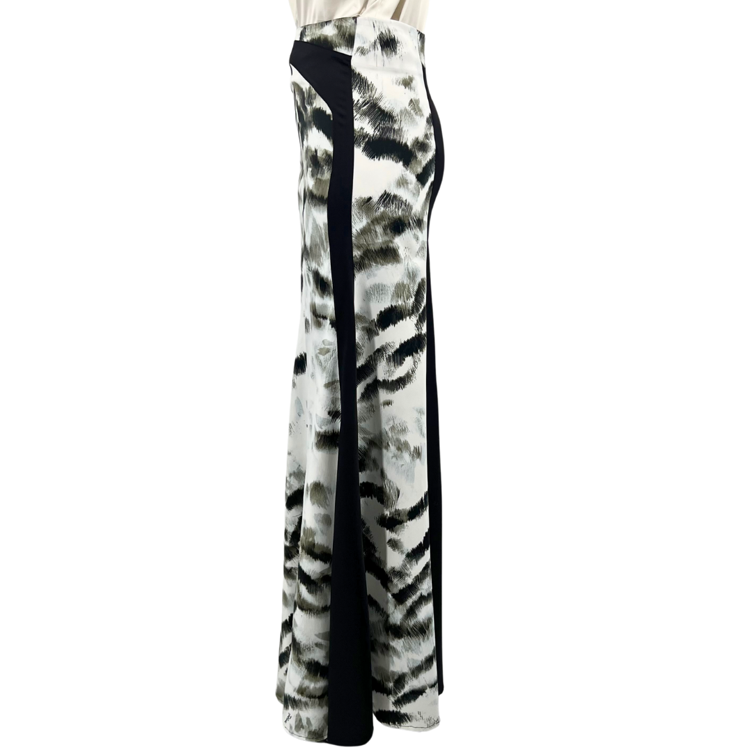 Just Cavalli White/Multi Maxi Skirt