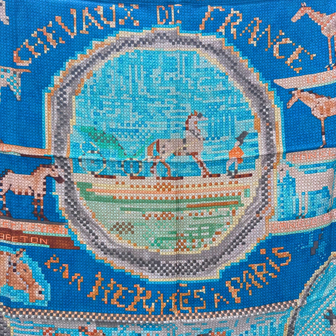 Chevaux de France Hermes Silk Scarf