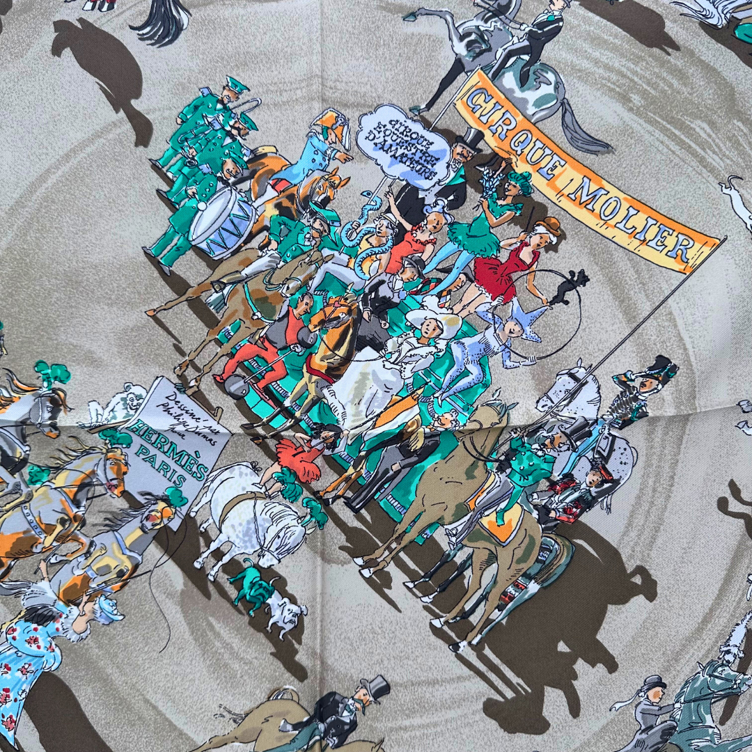 Le Cirque Molier Hermes Scarf by Dumas