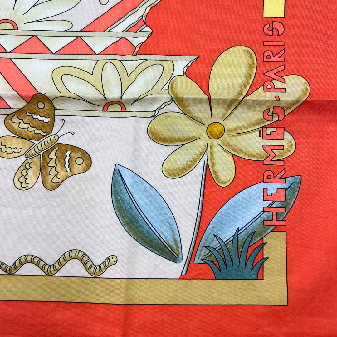 Hermes Scarf Le Printemps by Joachim Metz