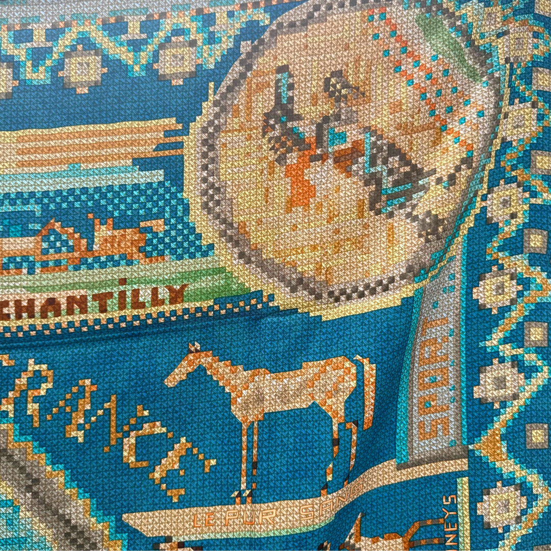 Chevaux de France Hermes Silk Scarf