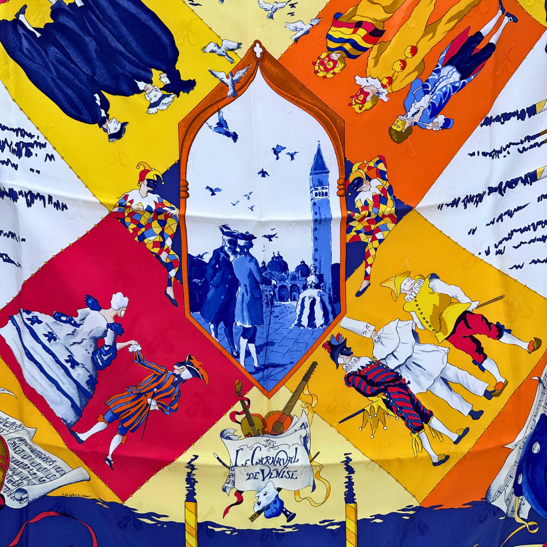 Hermès Le Carnaval De Venise Scarf