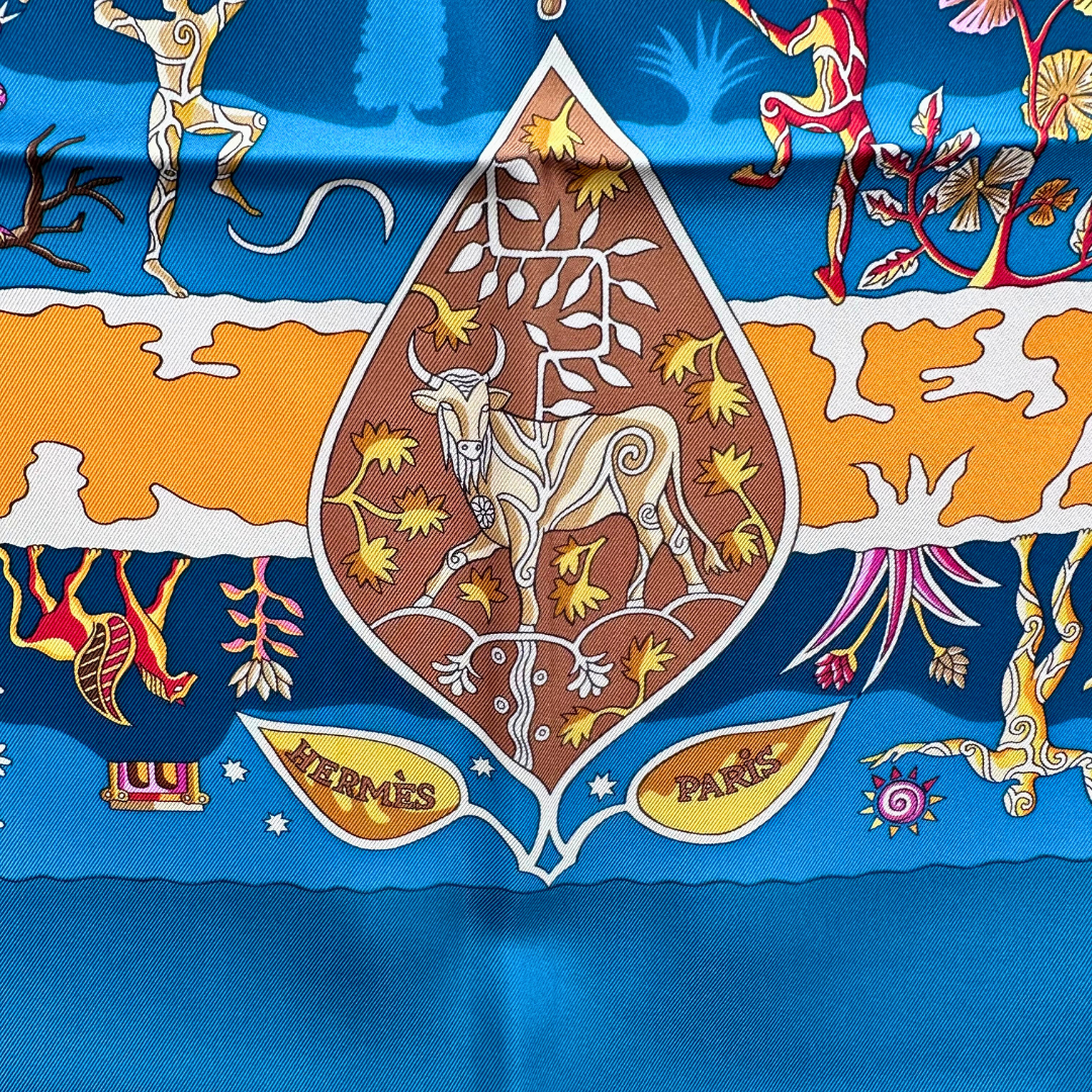 Hermes Rives Fertiles Scarf