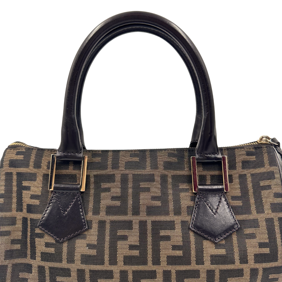 Fendi Zucca Boston Bag