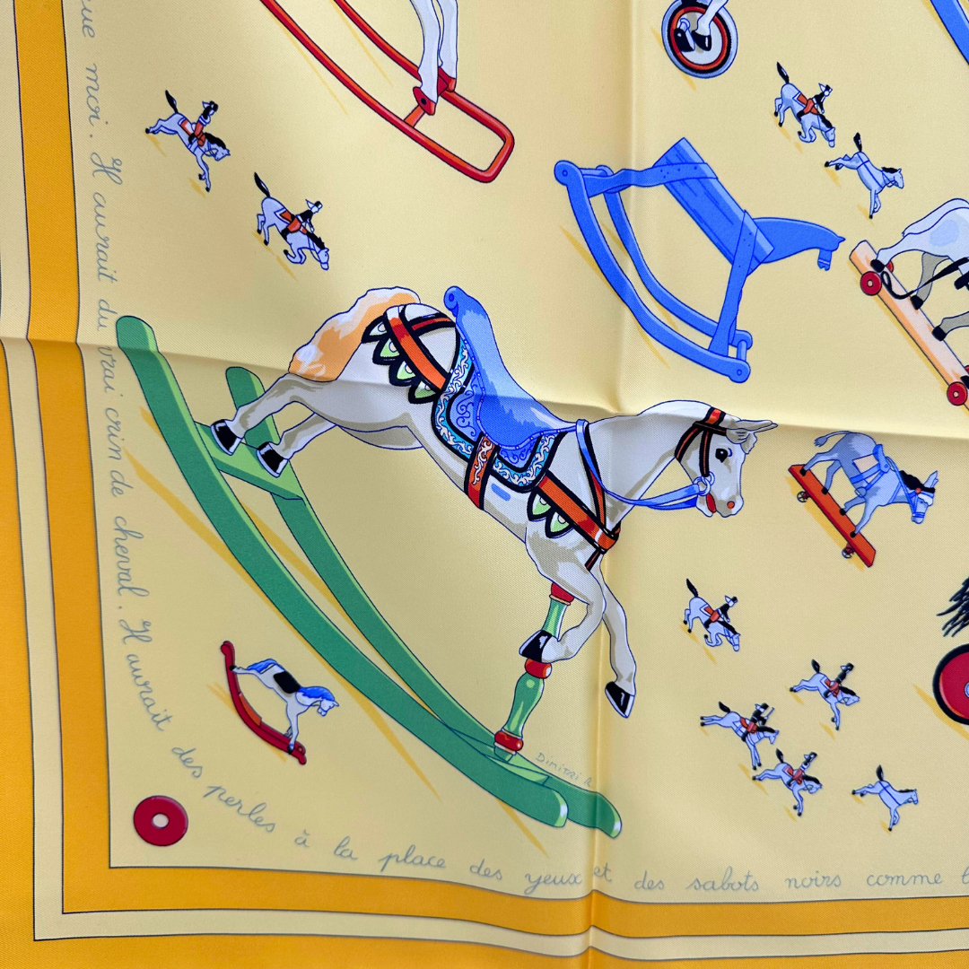 Raconte-Moi le Cheval Hermes Scarf by Rybaltchenko