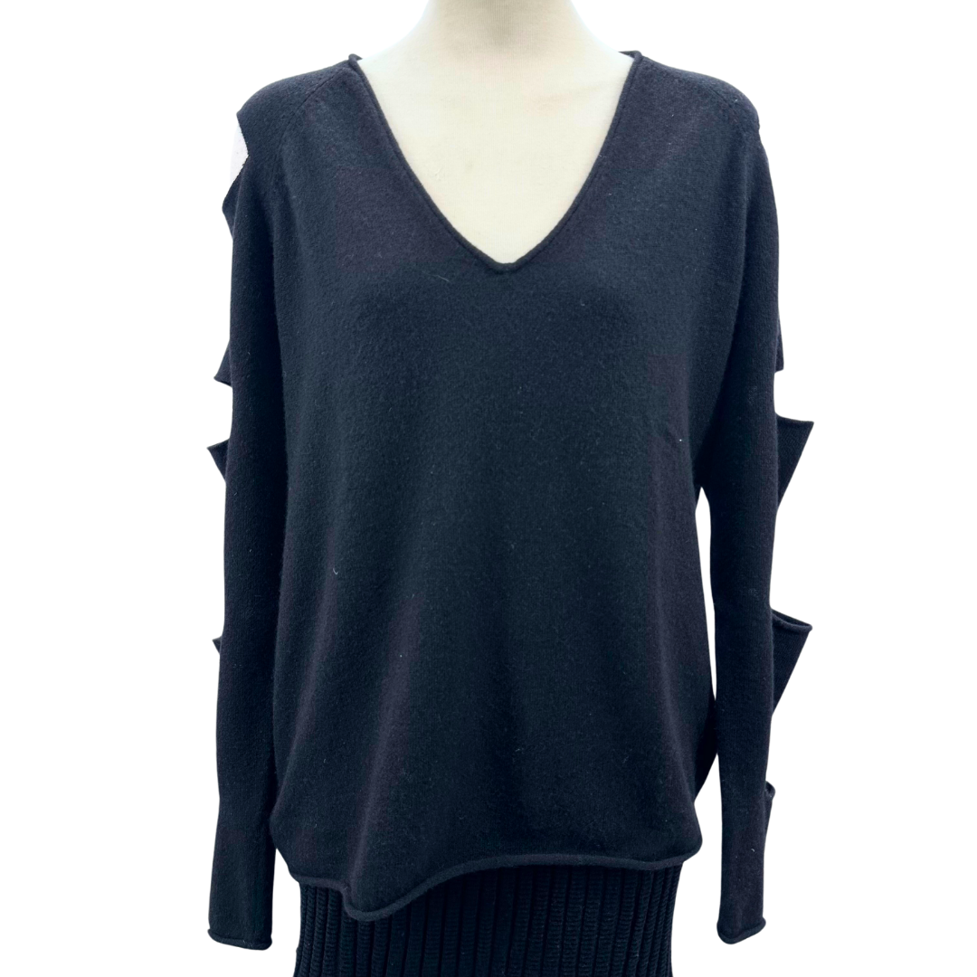 Skull Cashmere Black Sweater