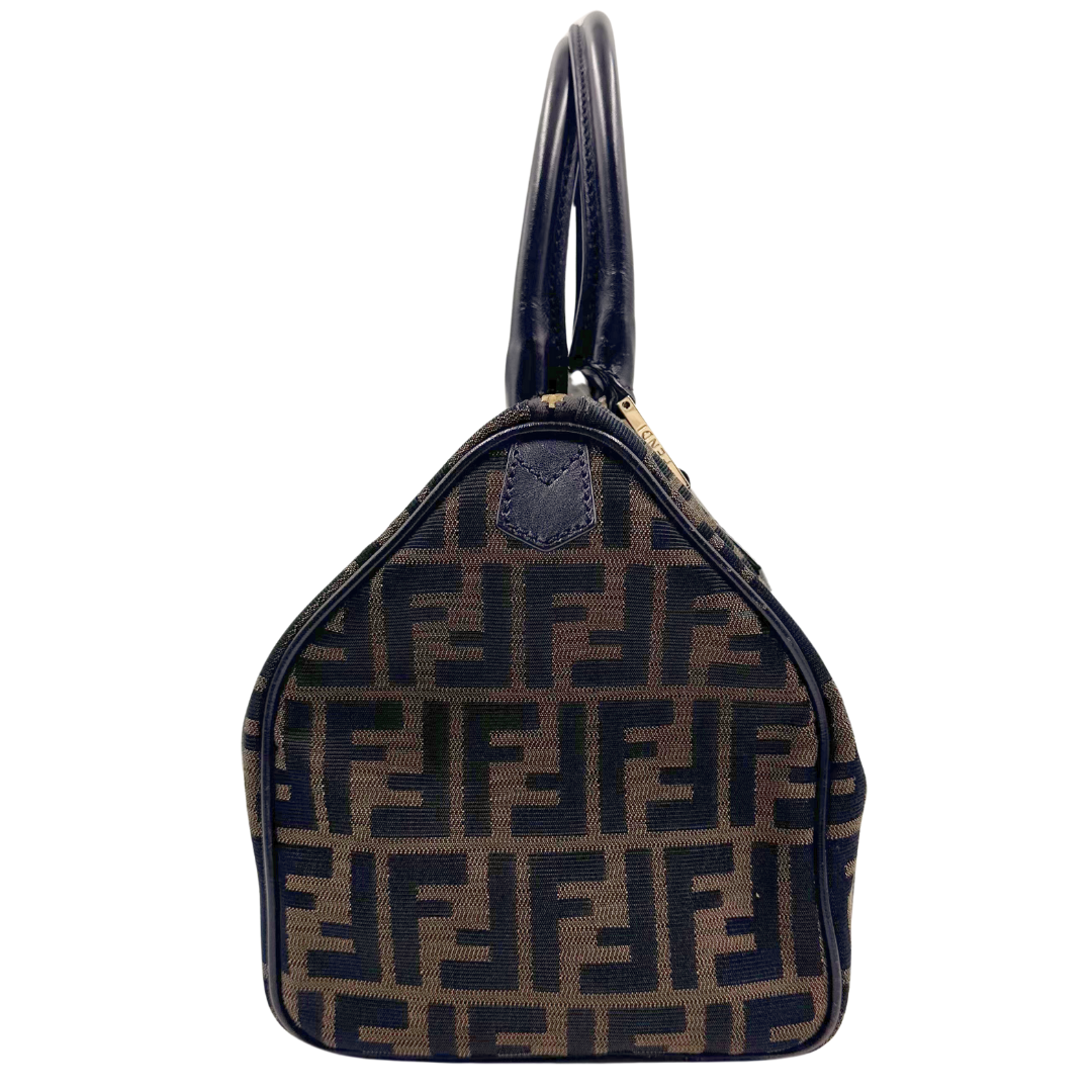 Fendi Zucca Boston Bag