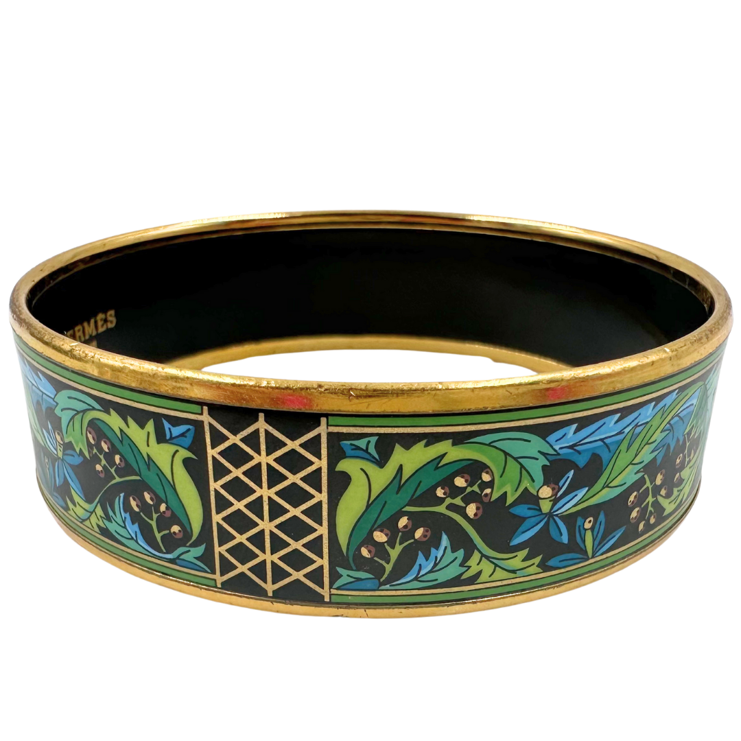 Hermes Enamel GM Medal Cloisonne Bangle