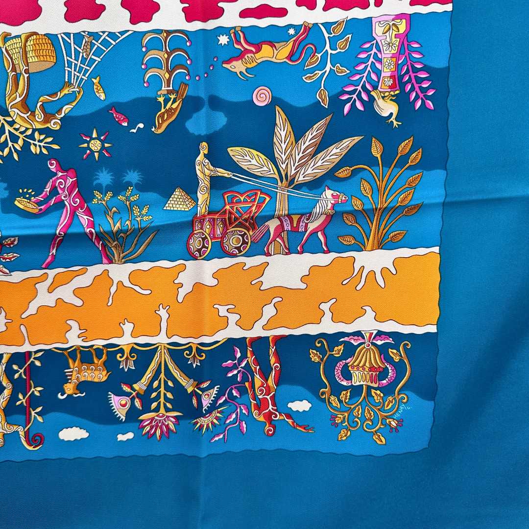 Hermes Rives Fertiles Scarf