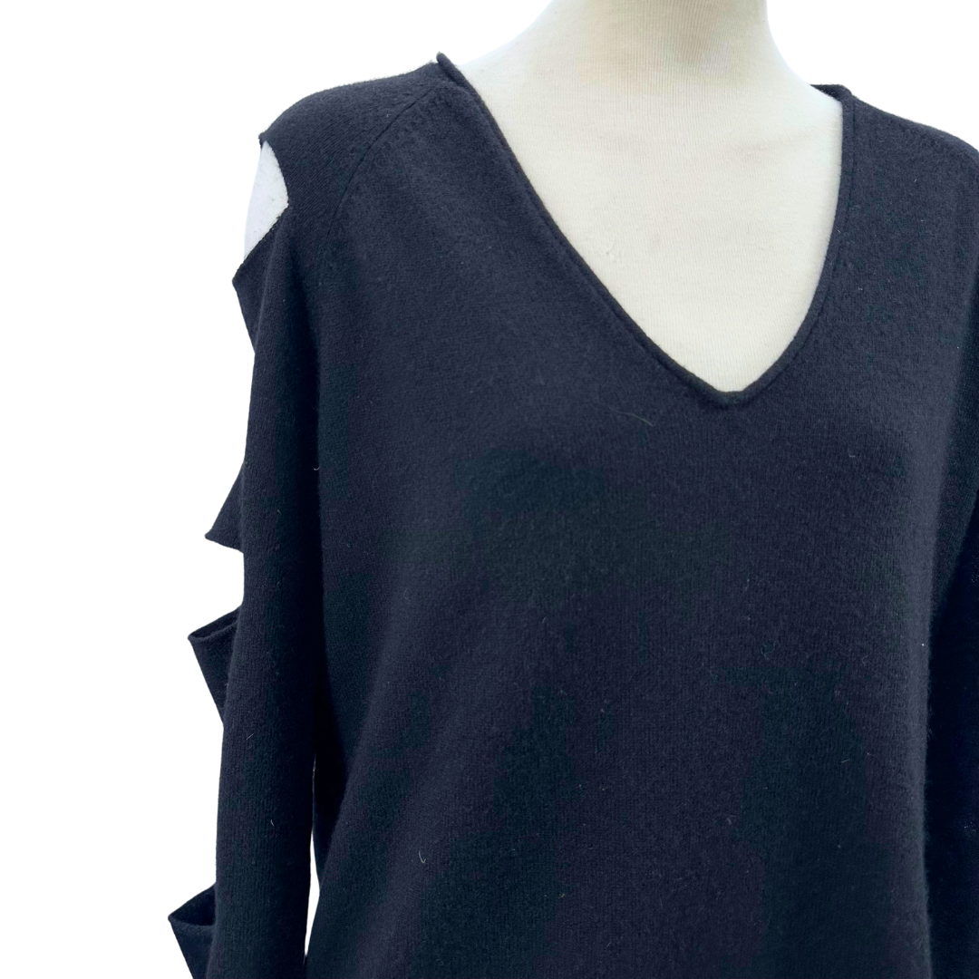 Skull Cashmere Black Sweater