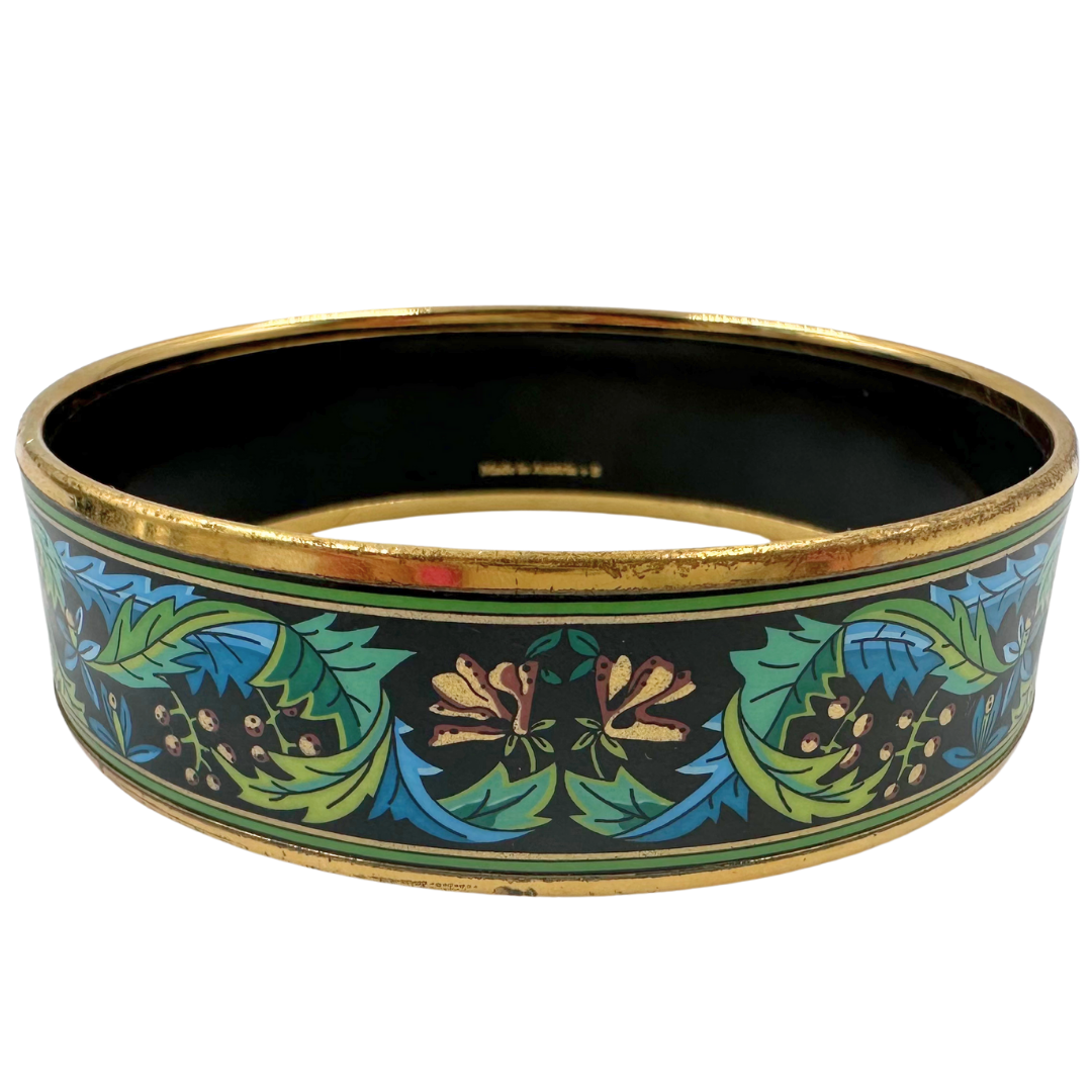 Hermes Enamel GM Medal Cloisonne Bangle