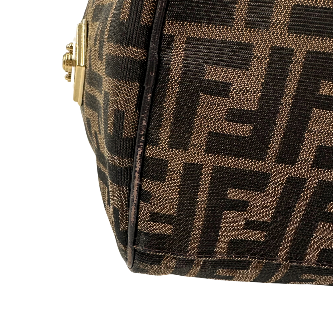 Fendi Zucca Boston Bag