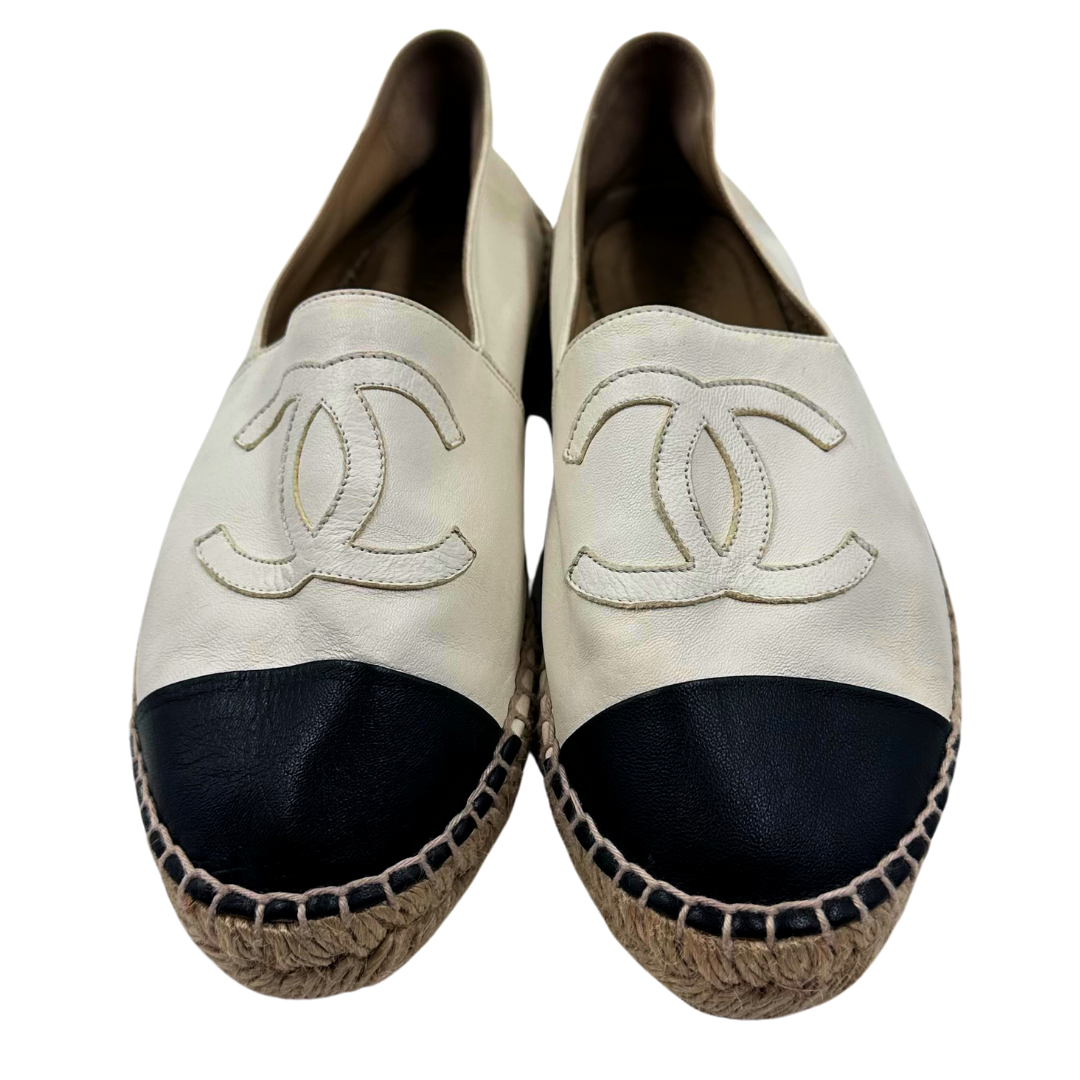 Chanel Leather Espadrille