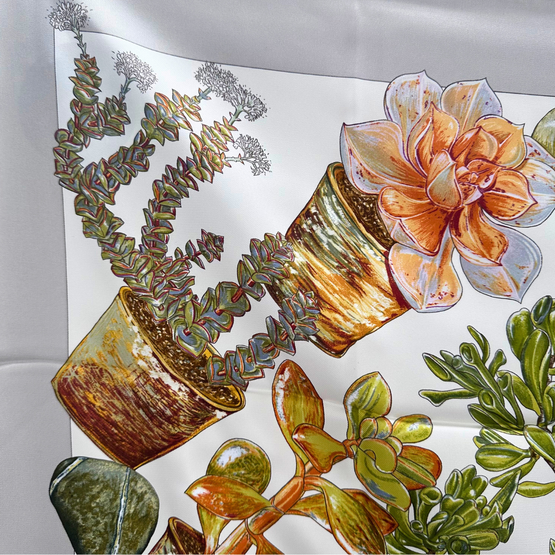 Jardin Secret Hermes Scarf by Valerie Dawlat