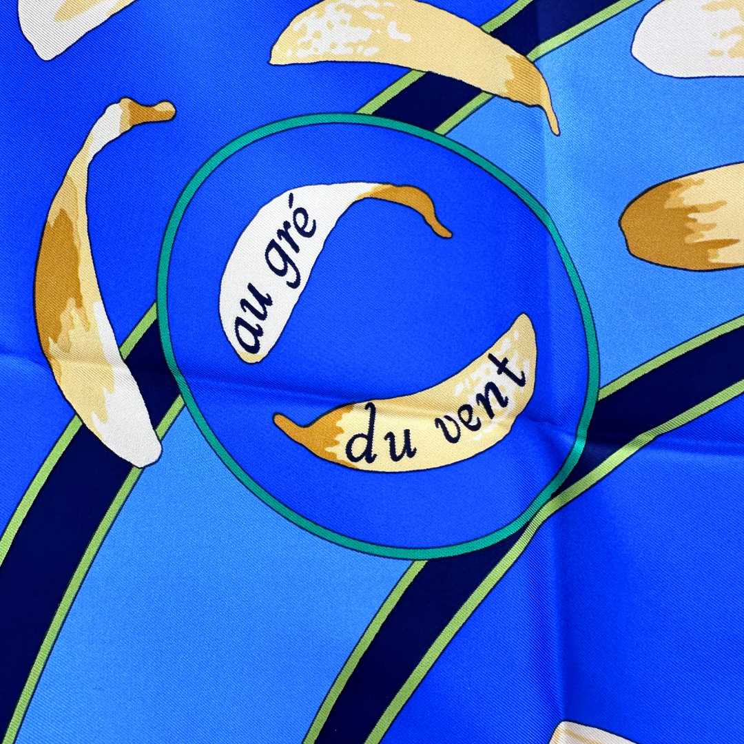 Au Gre du Vent Hermès Silk Scarf by Dimitri Rybaltchenko