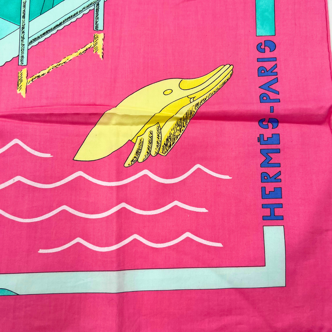 Hermes Scarf La Joie de Vivre by Joachim Metz