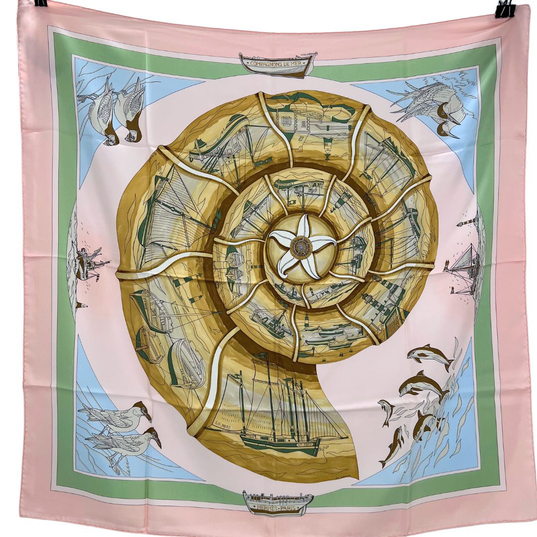 Compagnons de Mer Hermes Scarf by Loic Dubigeon