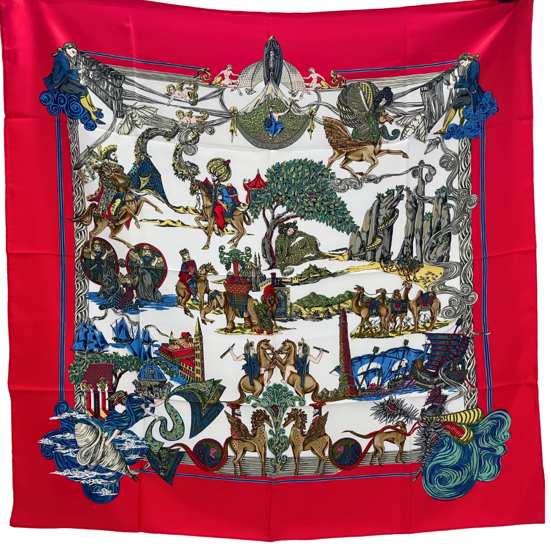 Au fil de la Soie Hermes Scarf by Faivre