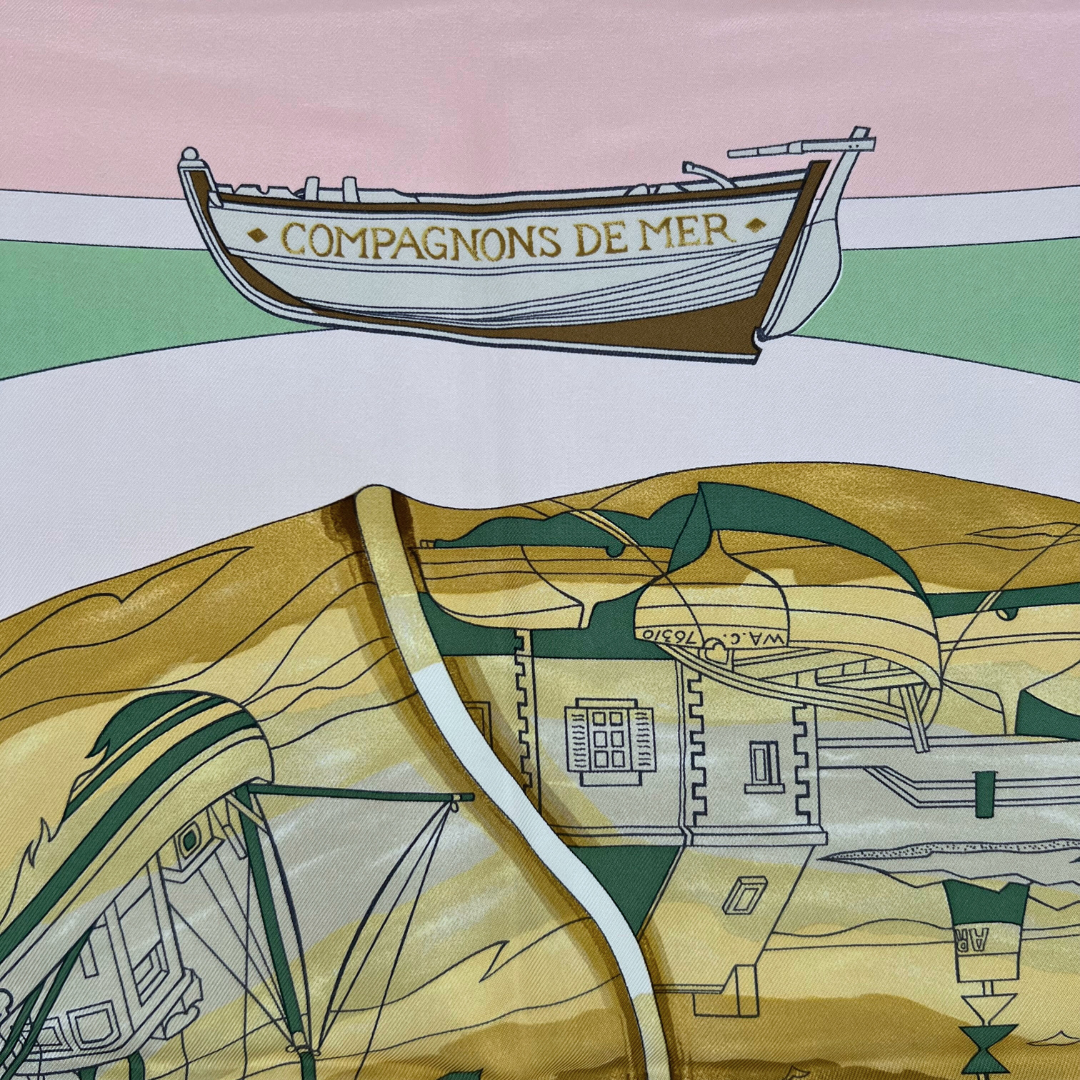 Compagnons de Mer Hermes Scarf by Loic Dubigeon