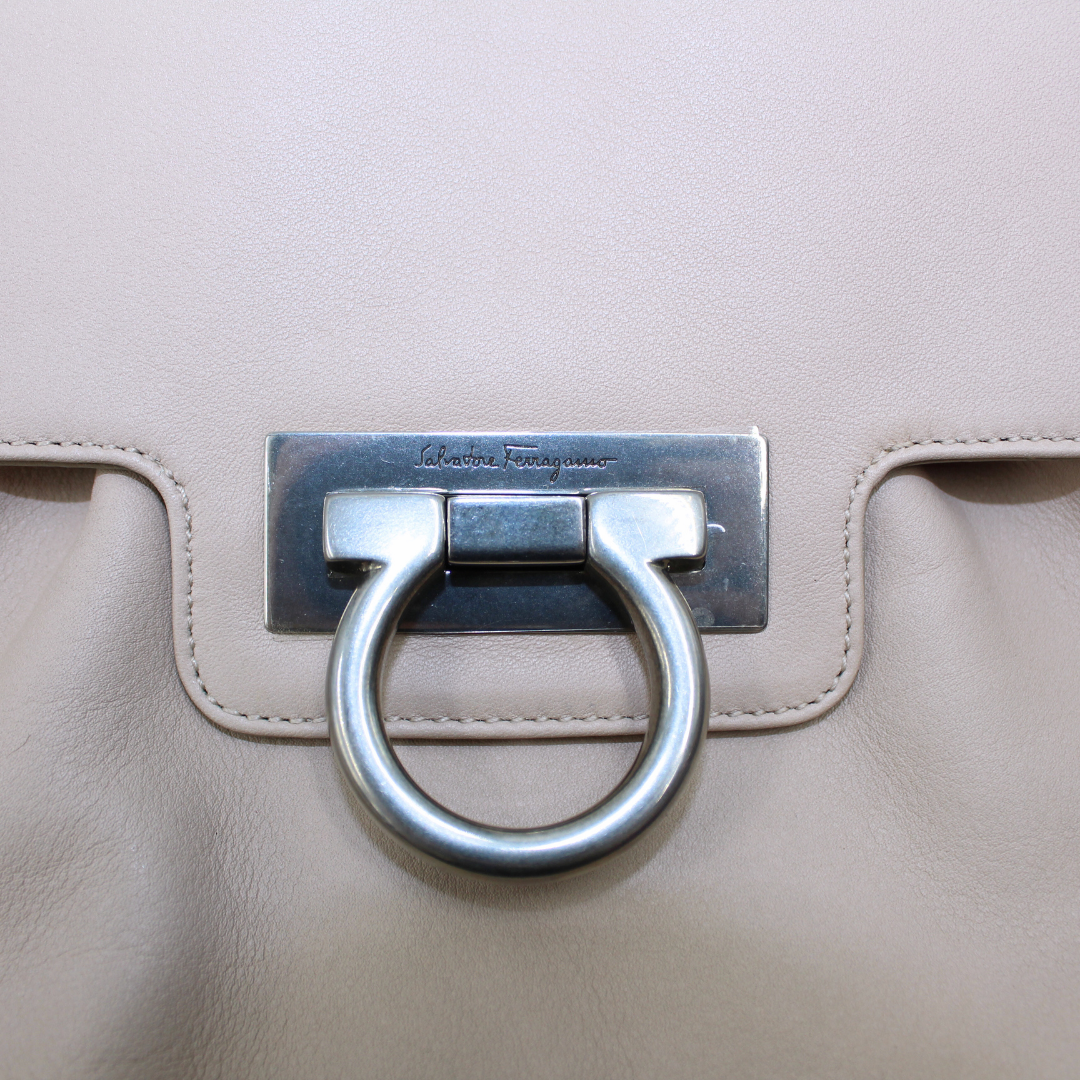 Salvatore Ferragamo Gancini Chain Shoulder Bag