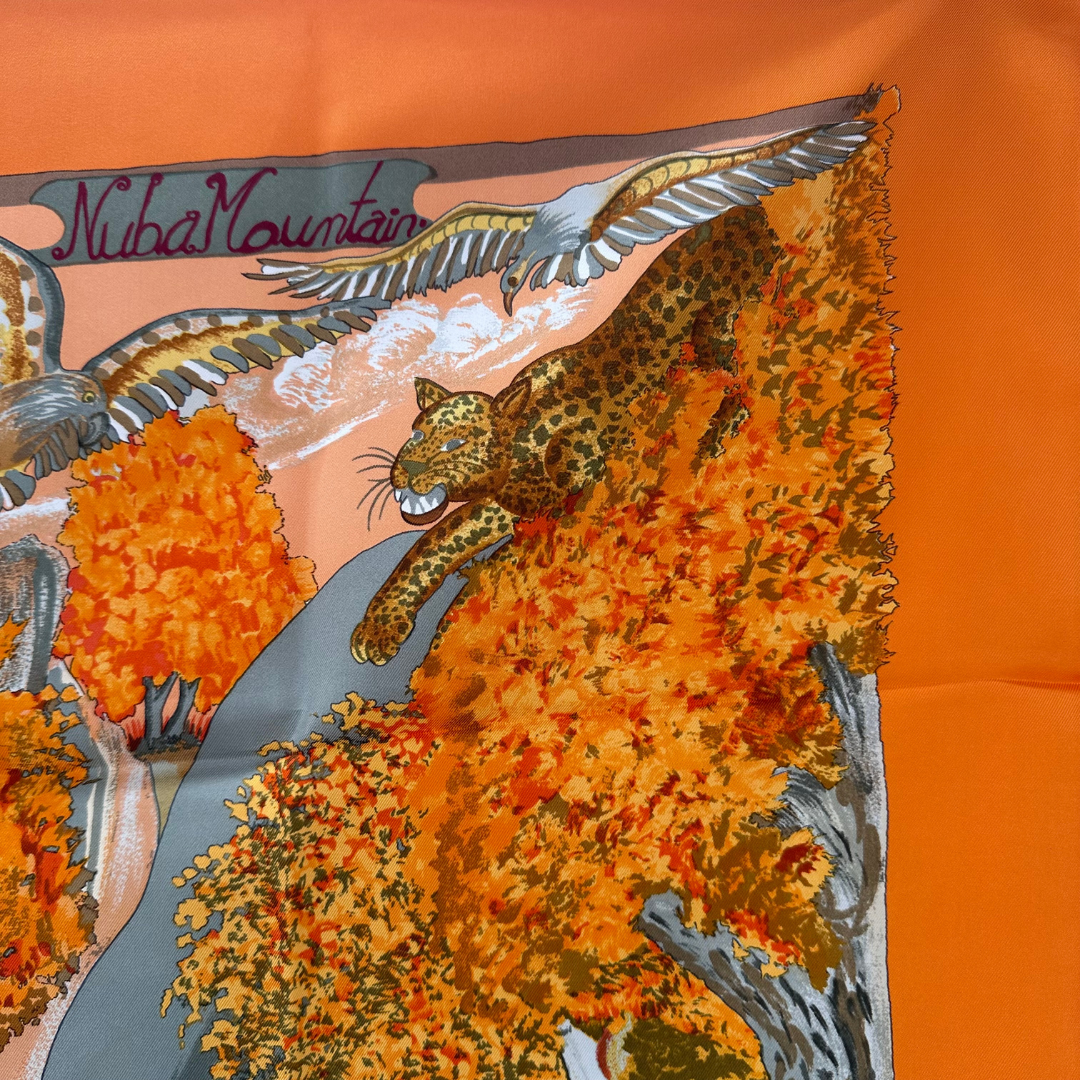 Hermes Silk Scarf Nuba Mountain