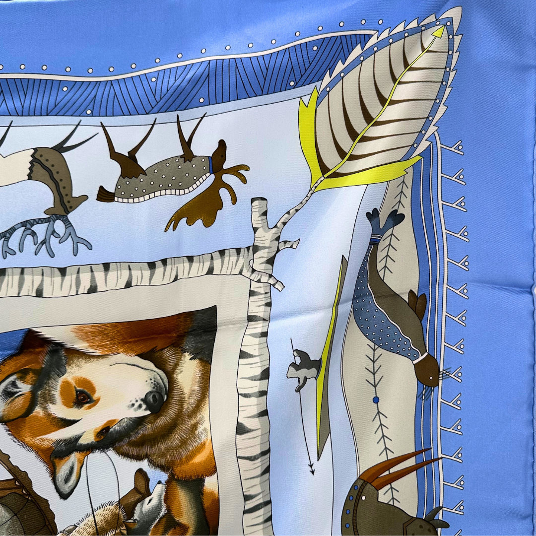 Hermes La Vie Du Grand Nord Scarf