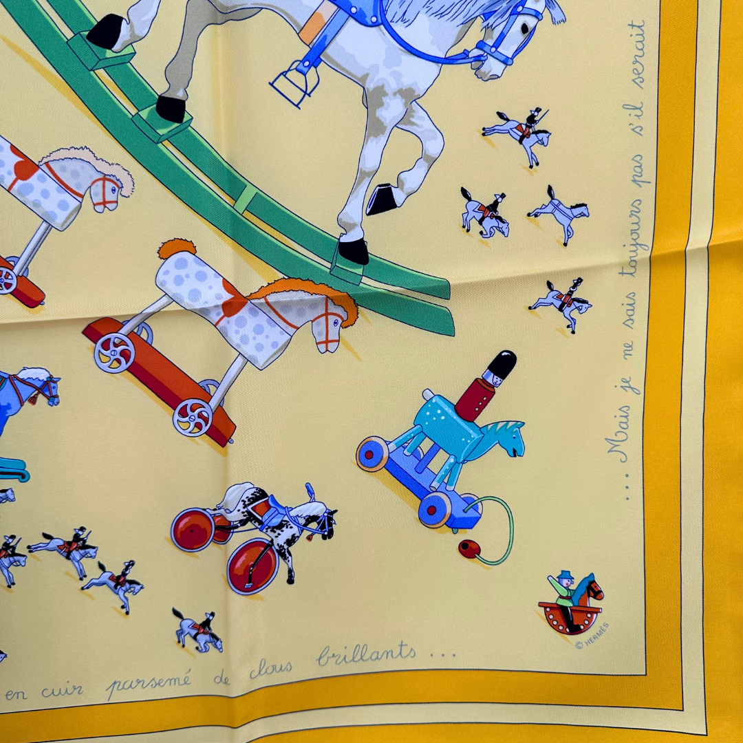 Raconte-Moi le Cheval Hermes Scarf by Rybaltchenko