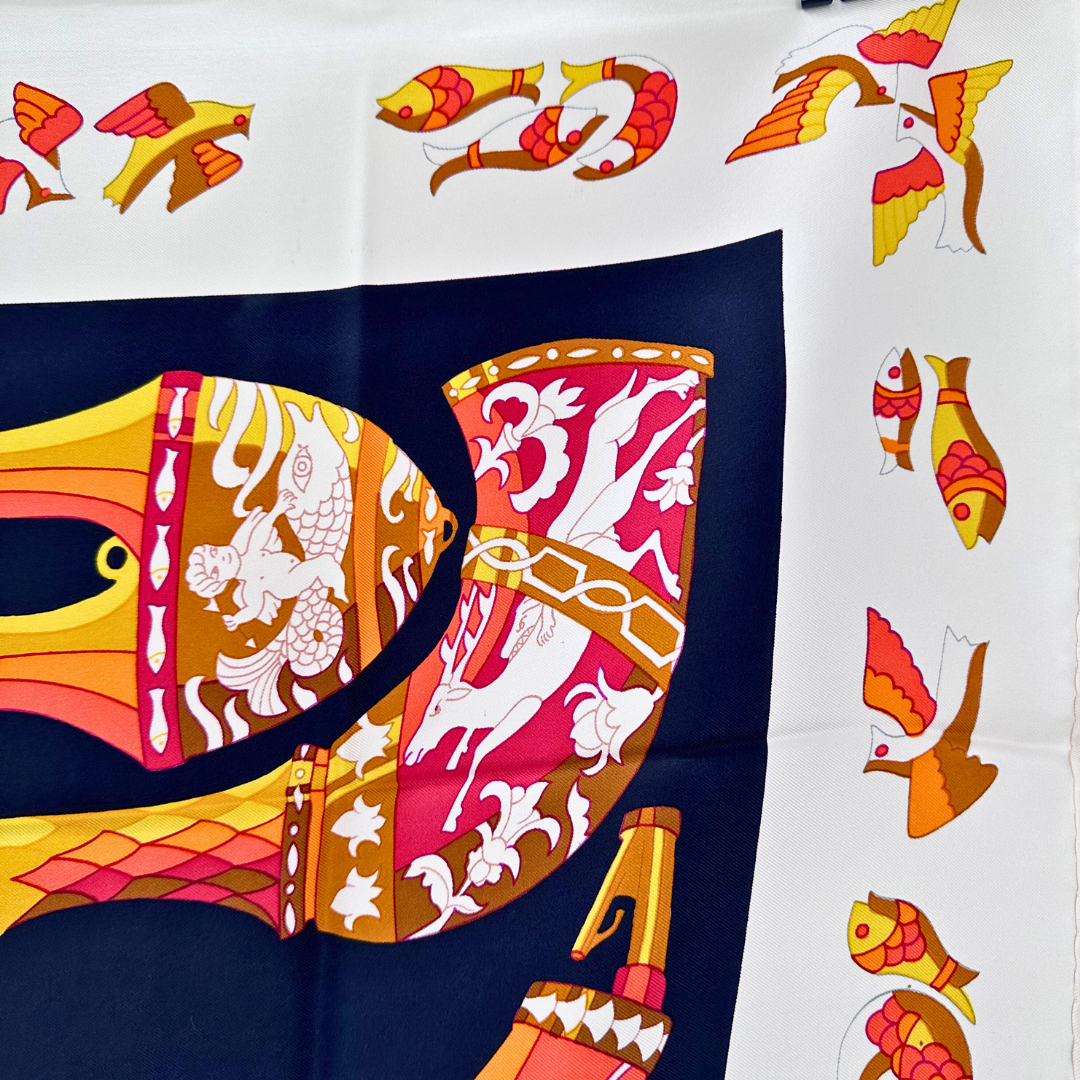 Hermes Rhytons Scarf