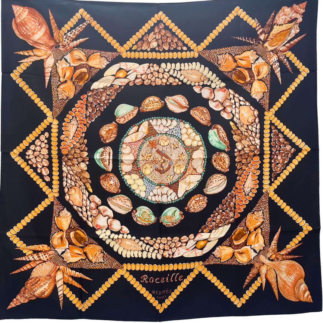 Rocaille Hermes Scarf by Valerie Dawlat-Dumoulin