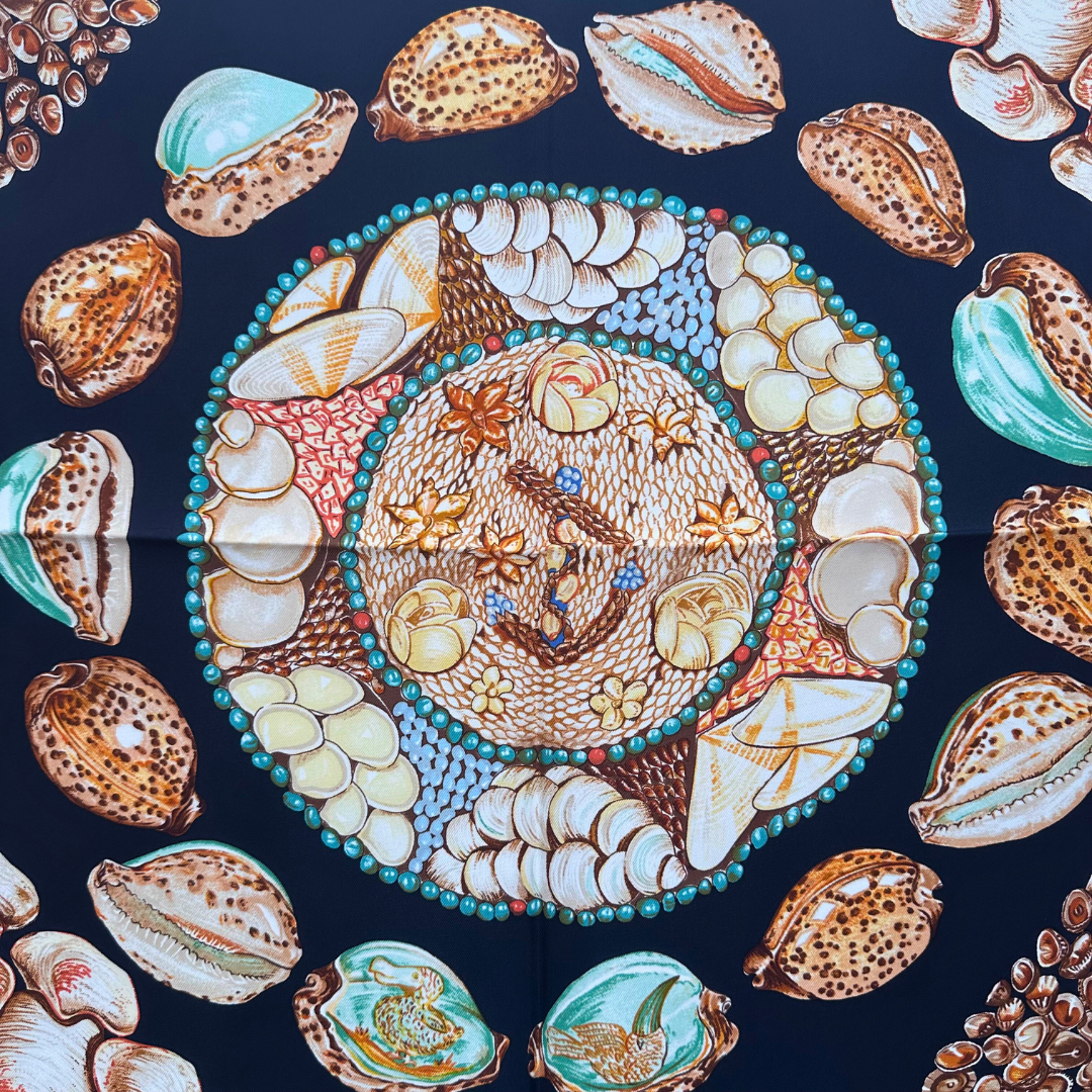 Rocaille Hermes Scarf by Valerie Dawlat-Dumoulin